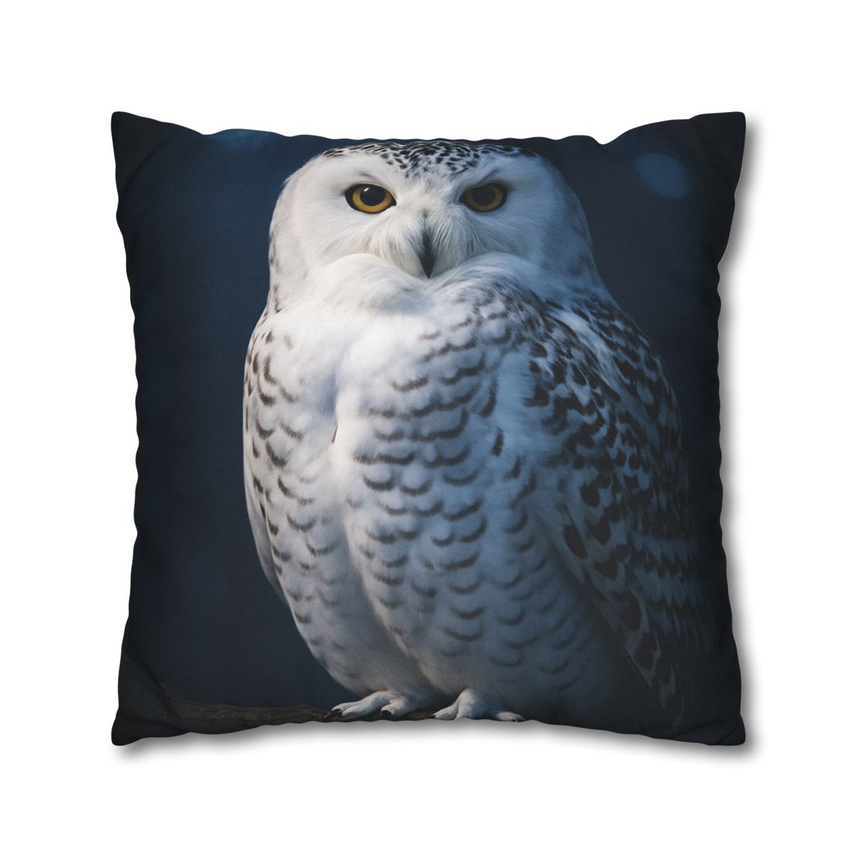 Midnight Watch Snowy Owl soft cotton pillow cases