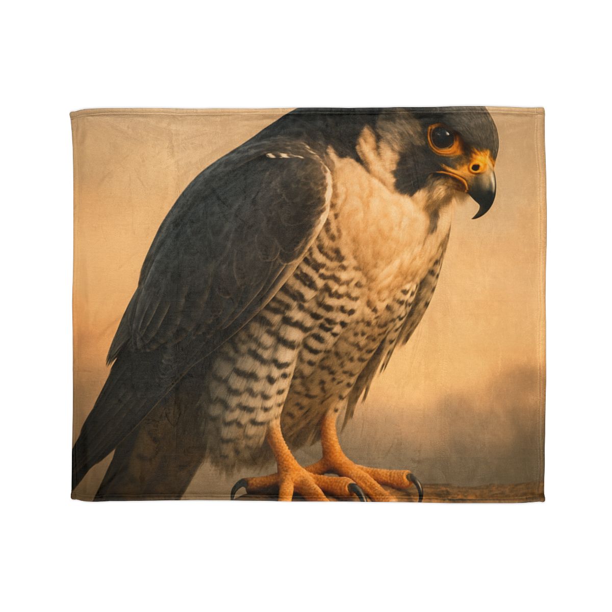 Solar Crest Peregrine Falcon decorative home blankets