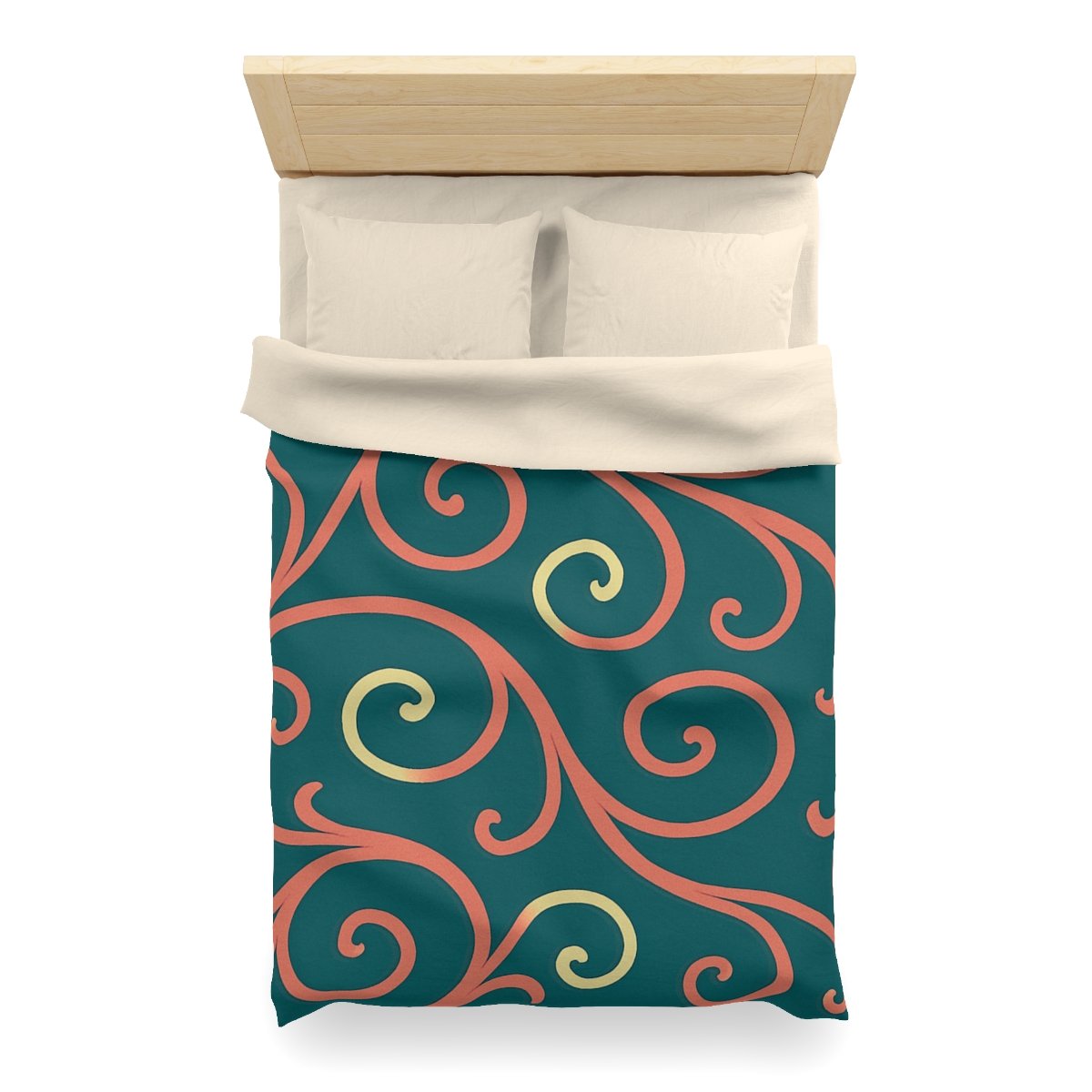 Curling Tendril Wave duvets for gifts