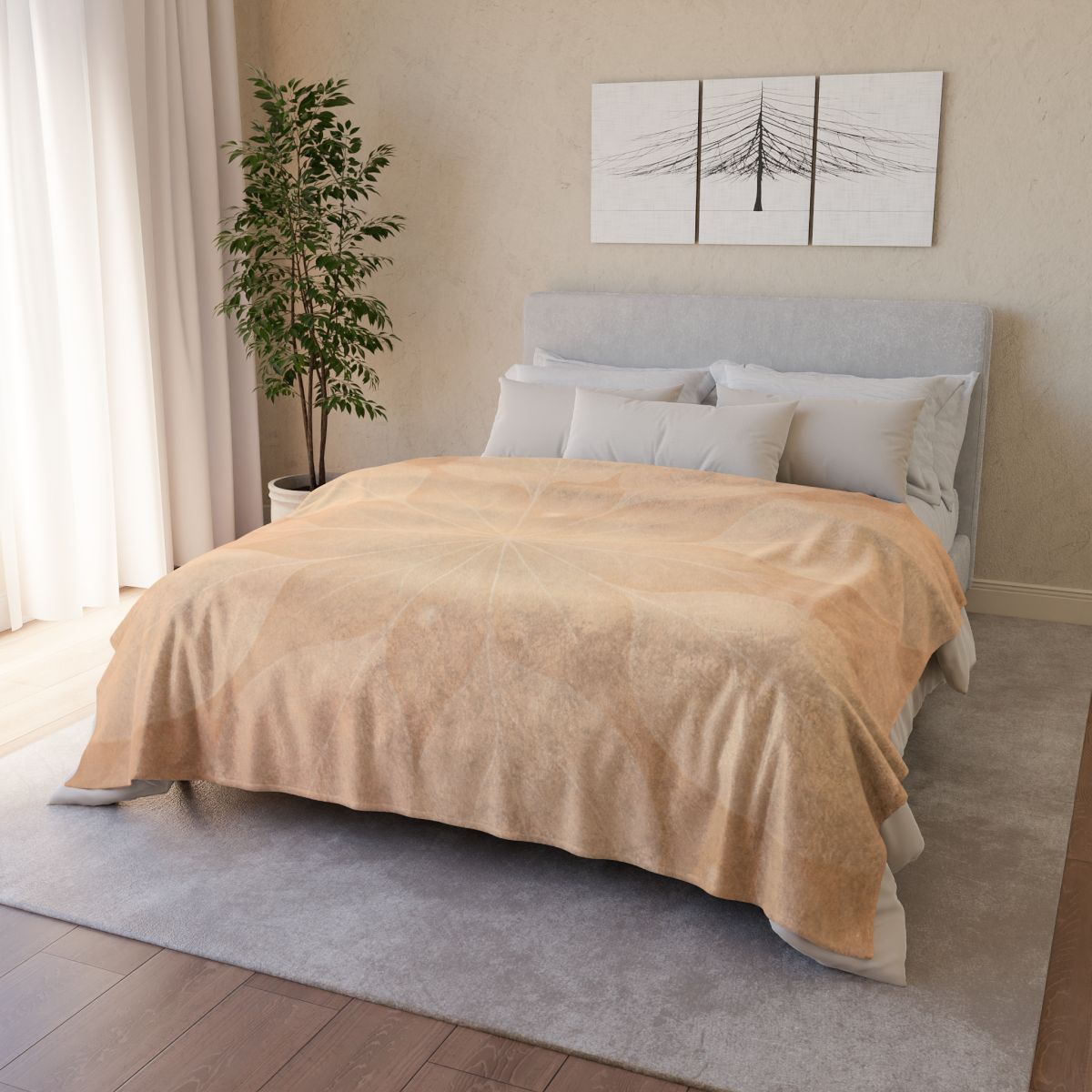 Petal Lace Constellation stylish throw blankets
