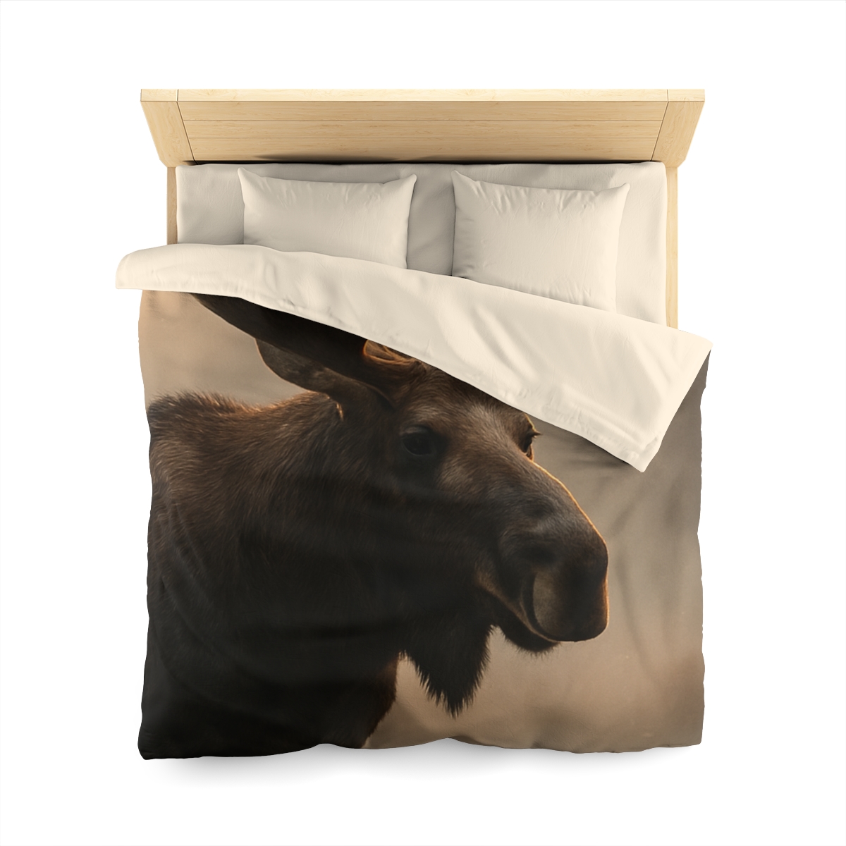 Dawn Mirror Moose warm winter duvets