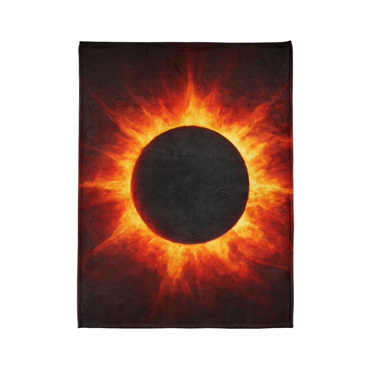 Eclipsed Ember Bloom trendy patterned blankets