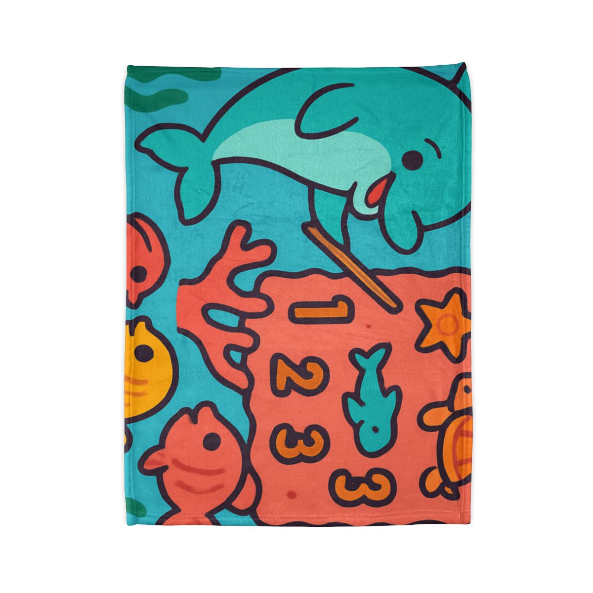 Cosmic Coral Reef Classroom unique gift blanketscustom blankets