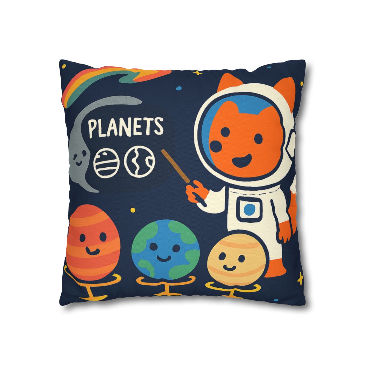 Comet Classroom With Astro Fox stylish decorative pillowcases