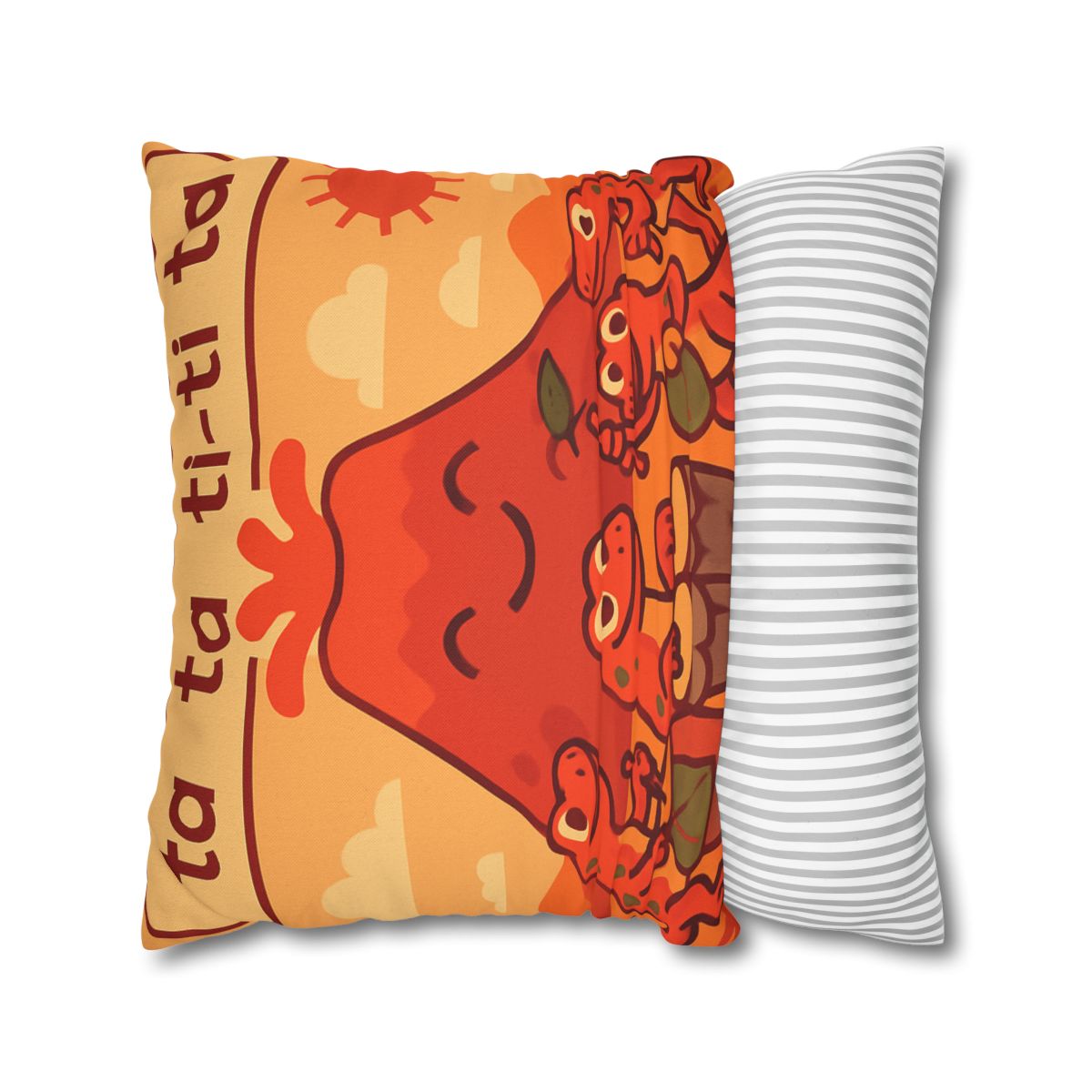 Volcano Drum Band Of The Rhythm Lizards designer print pillow cases