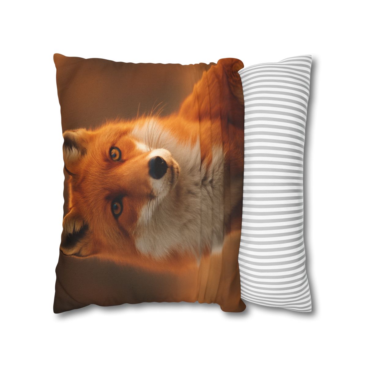Crimson Whisper Red Fox custom pillow cases