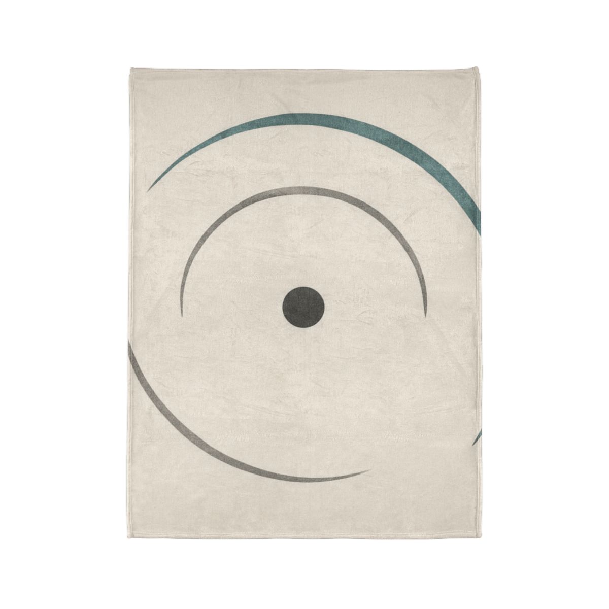 Twin Arcs And Centered Dot stylish throw blankets
