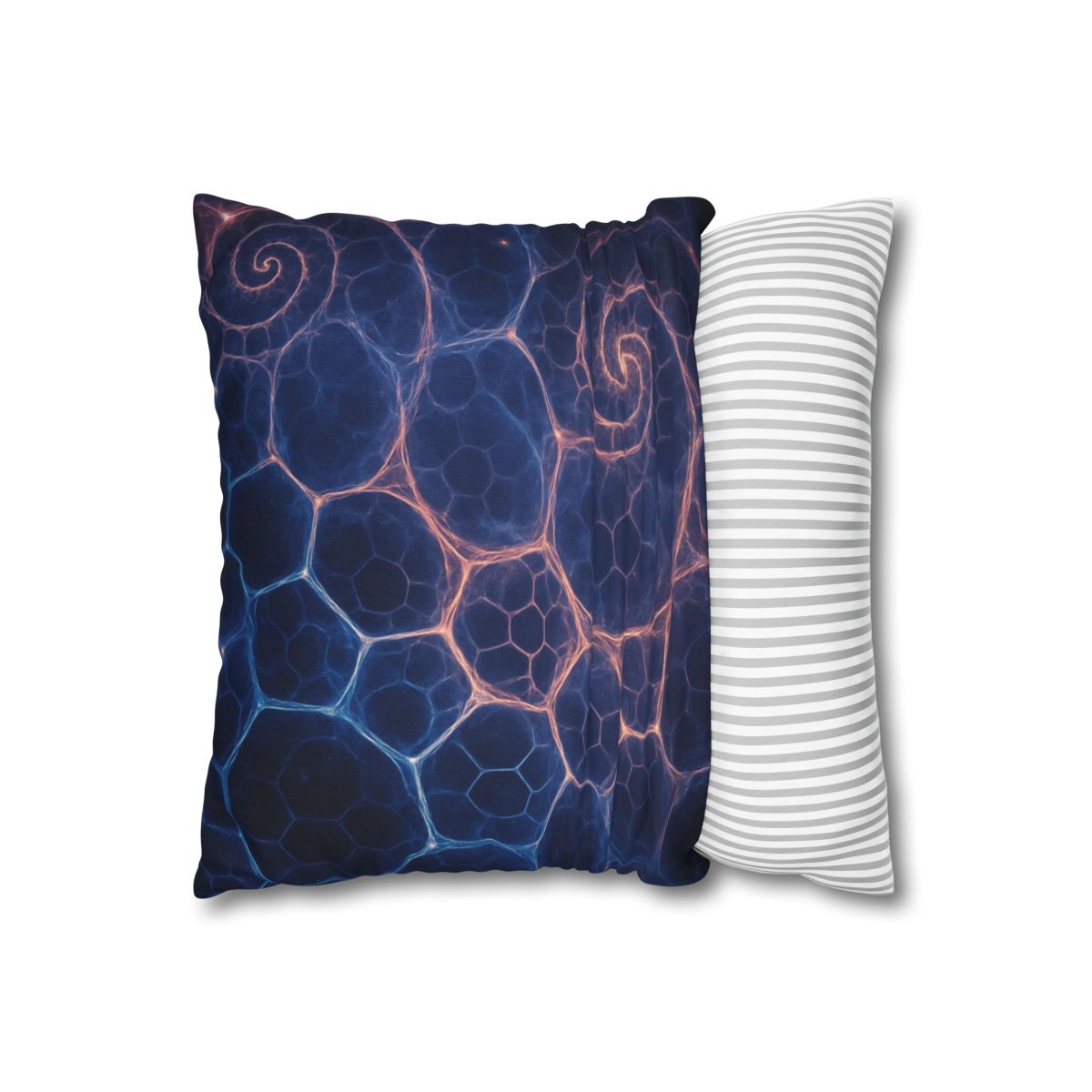 Fractal Nebula Lattice unique gift pillow cases