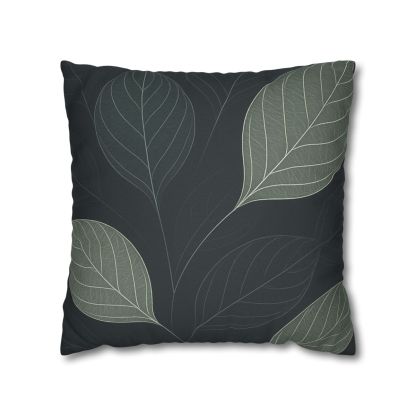 Leaf Vein Circuit Filigree soft cotton pillow cases