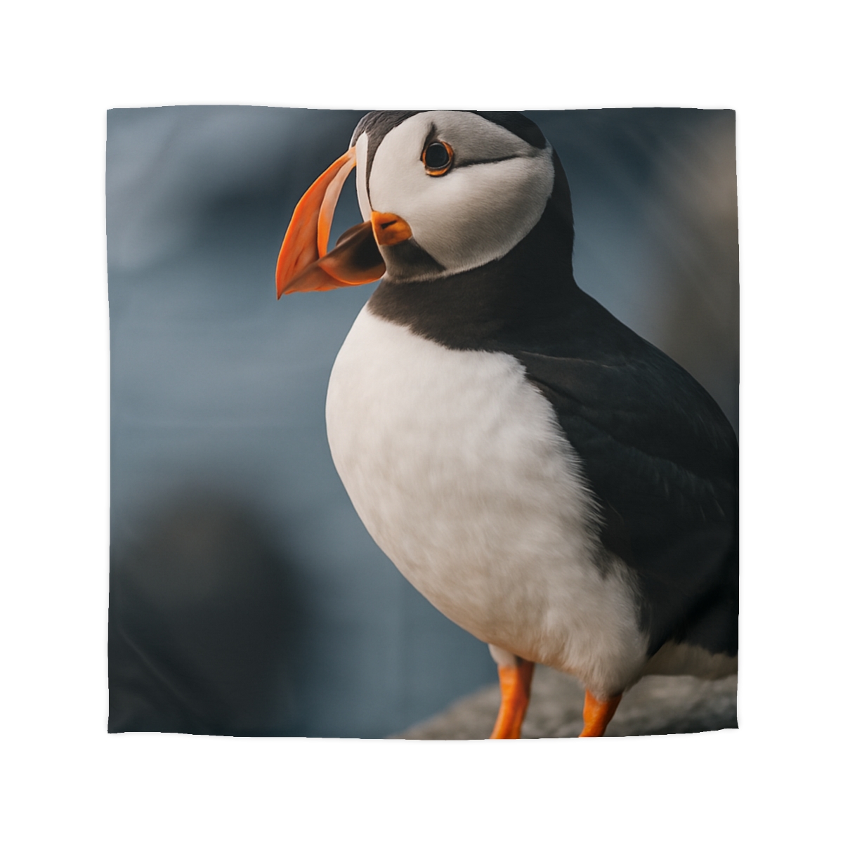 Cliff Breeze Atlantic Puffin designer printed duvets
