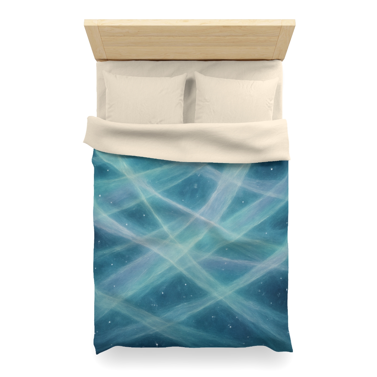 Aurora Lattice Veil custom duvets