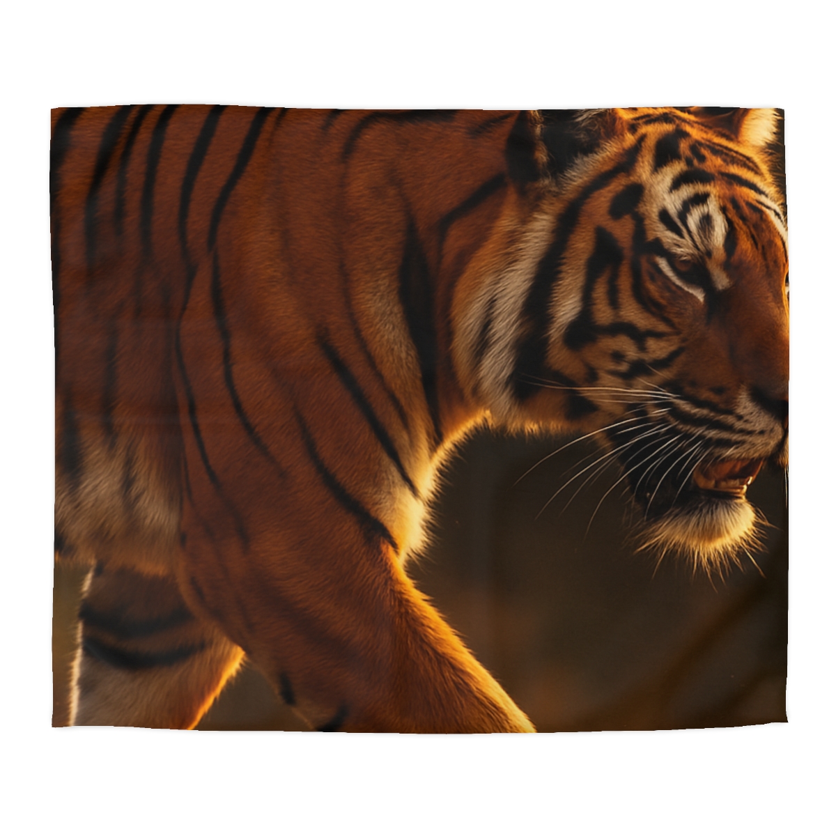 Forest Stalker Bengal Tiger personalized bedding duvets