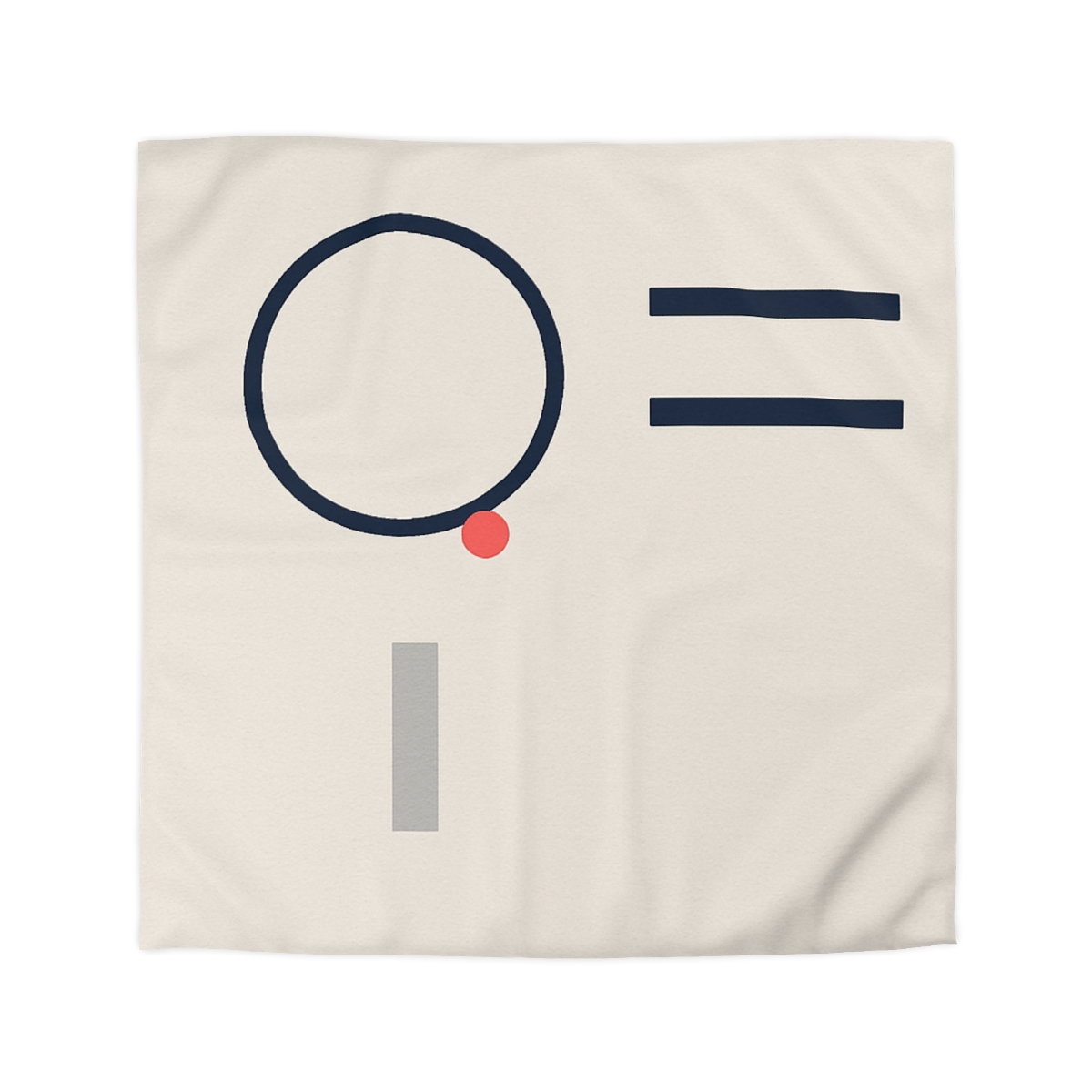 Quiet Orbit With Offset Bars personalized bedding duvets