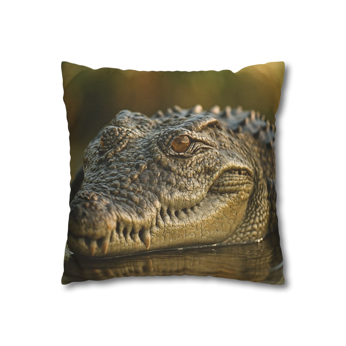 Ember Eye Saltwater Crocodile trendy patterned pillow cases
