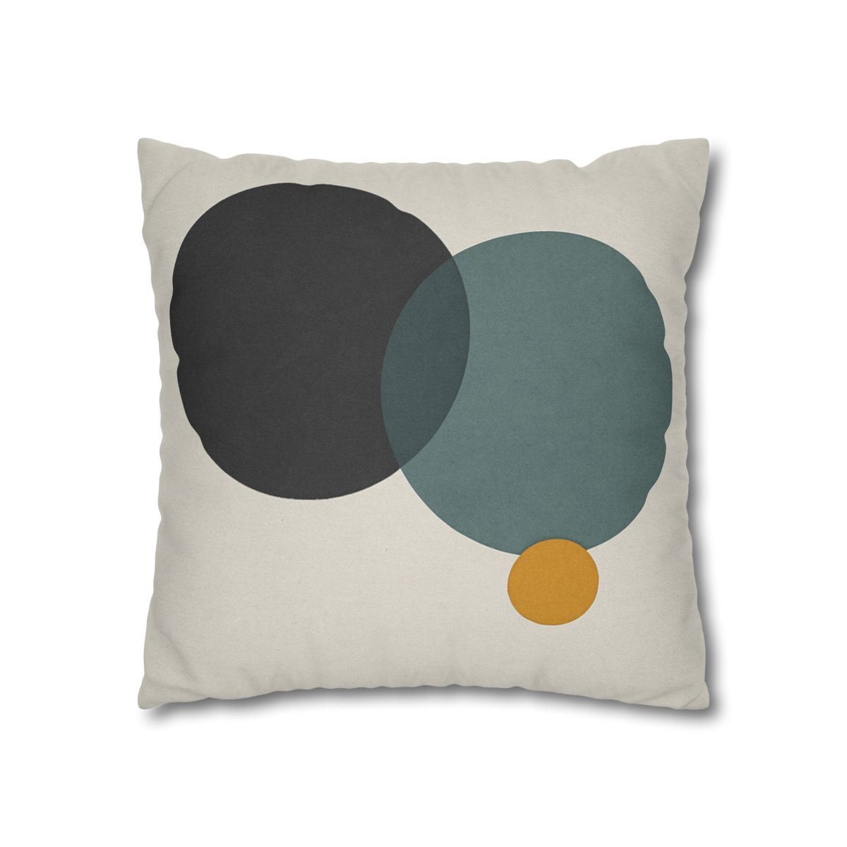 Clustered Three Circles With Pause designer print pillow cases