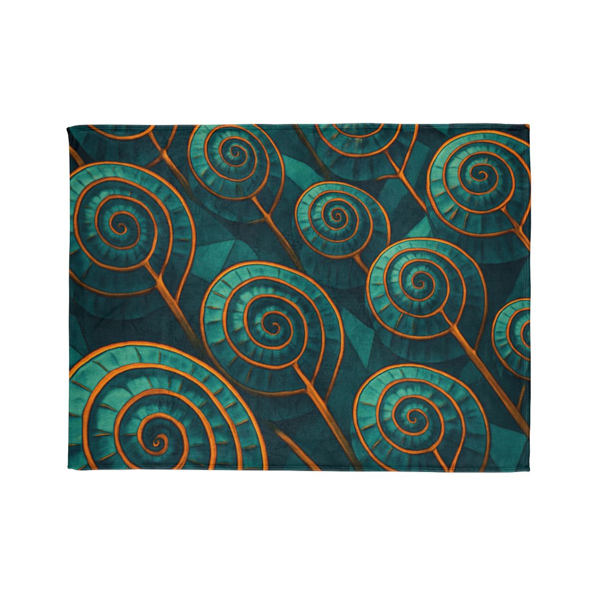 Spiral Seed Pod Matrix decorative home blankets