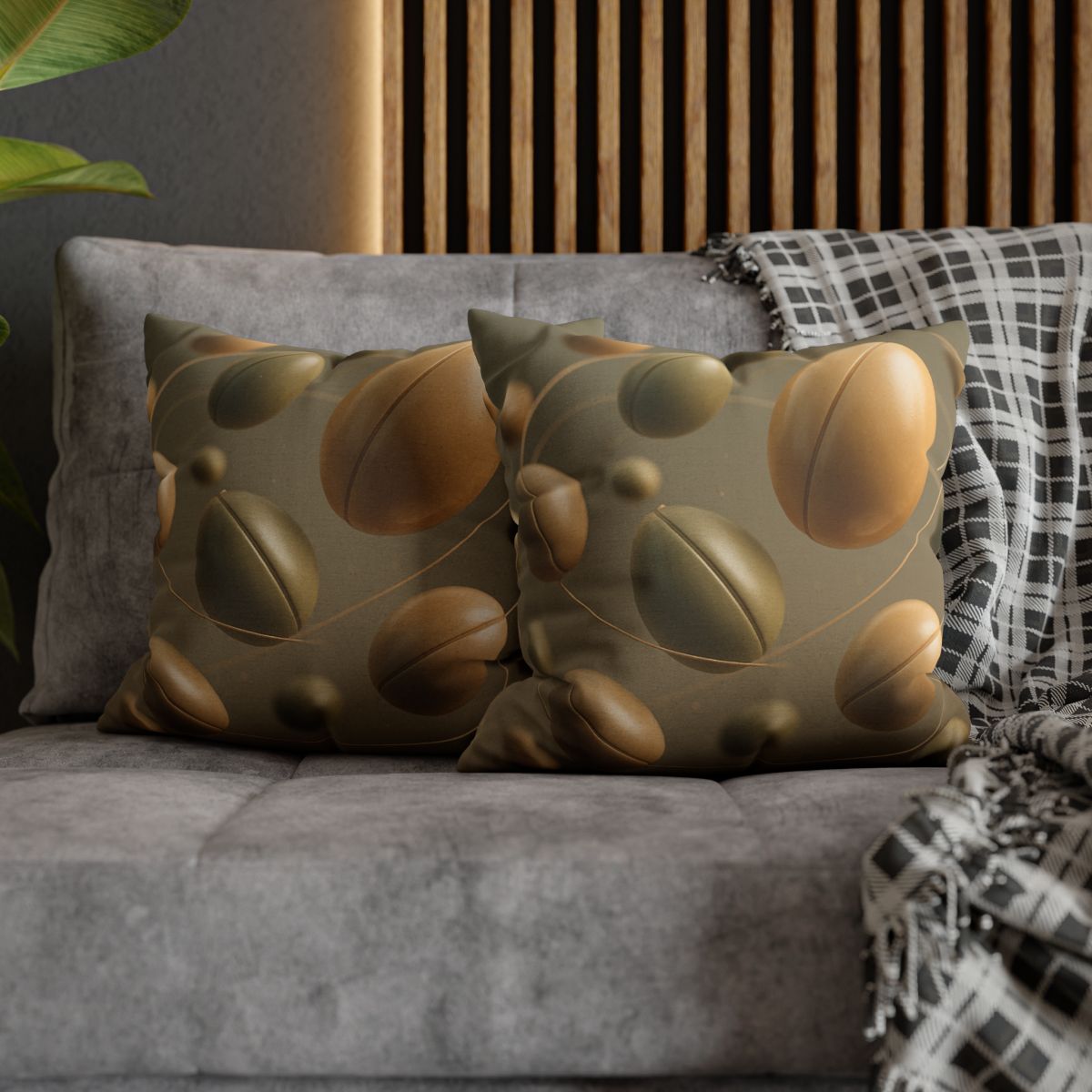 Seed Pod Orbit Cluster custom pillow cases