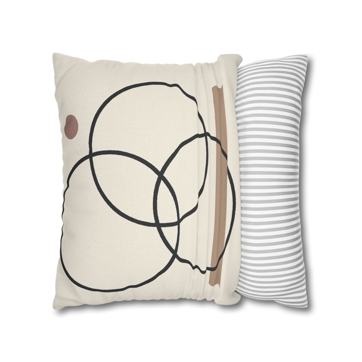 Staggered Rings And Slim Bar comfortable bedding pillow covers