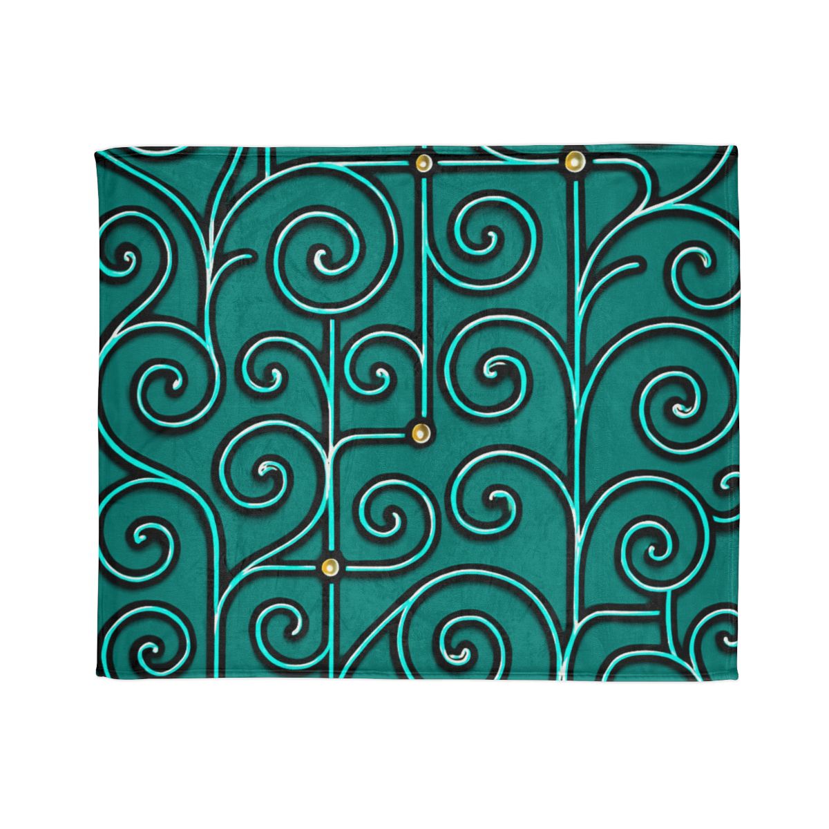 Tendril Circuit Lattice decorative home blankets