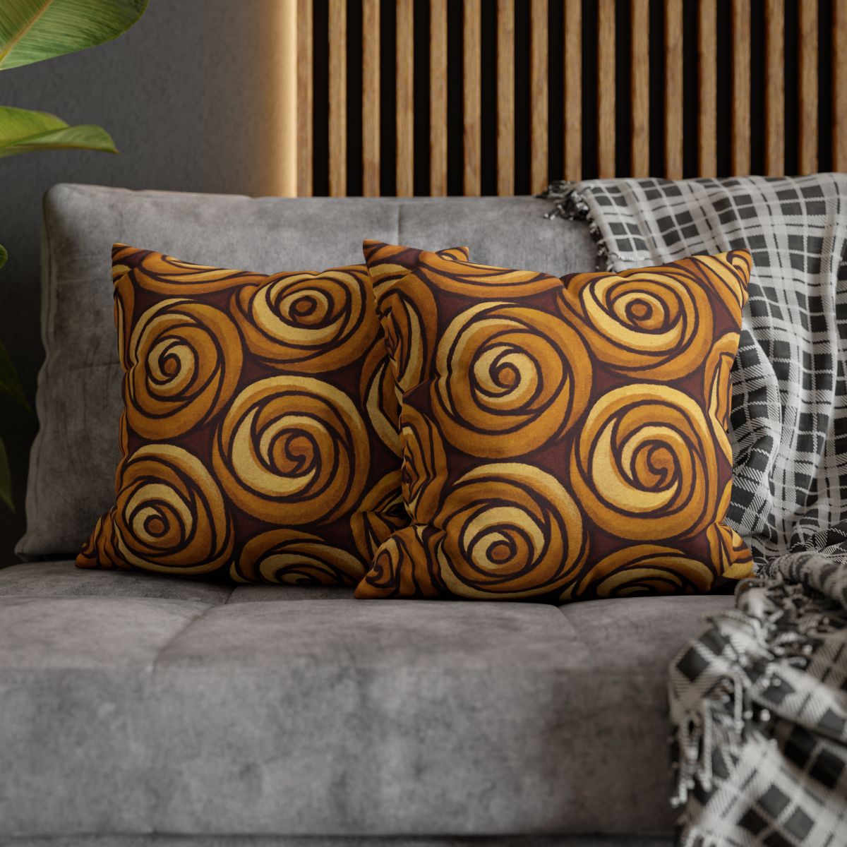 Spiral Bud Tessellation unique gift pillow cases