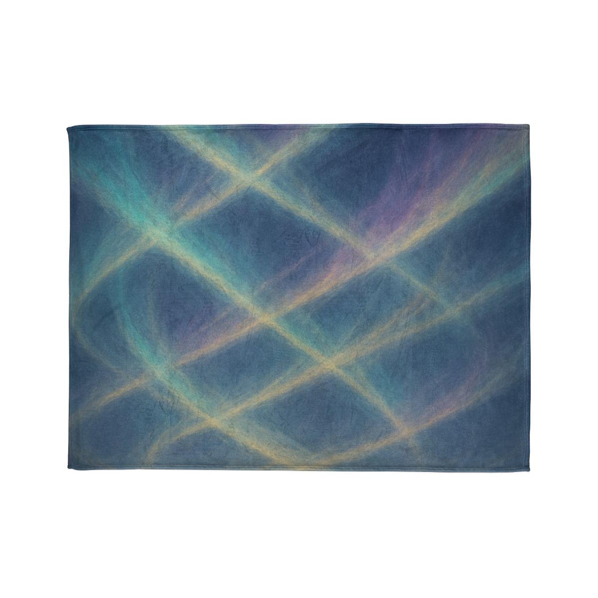 Aurora Lattice Horizon soft fleece blankets
