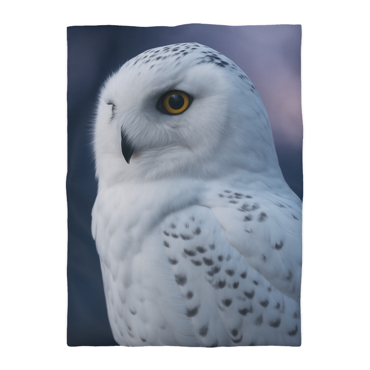 Twilight Watcher Snowy Owl warm winter duvets