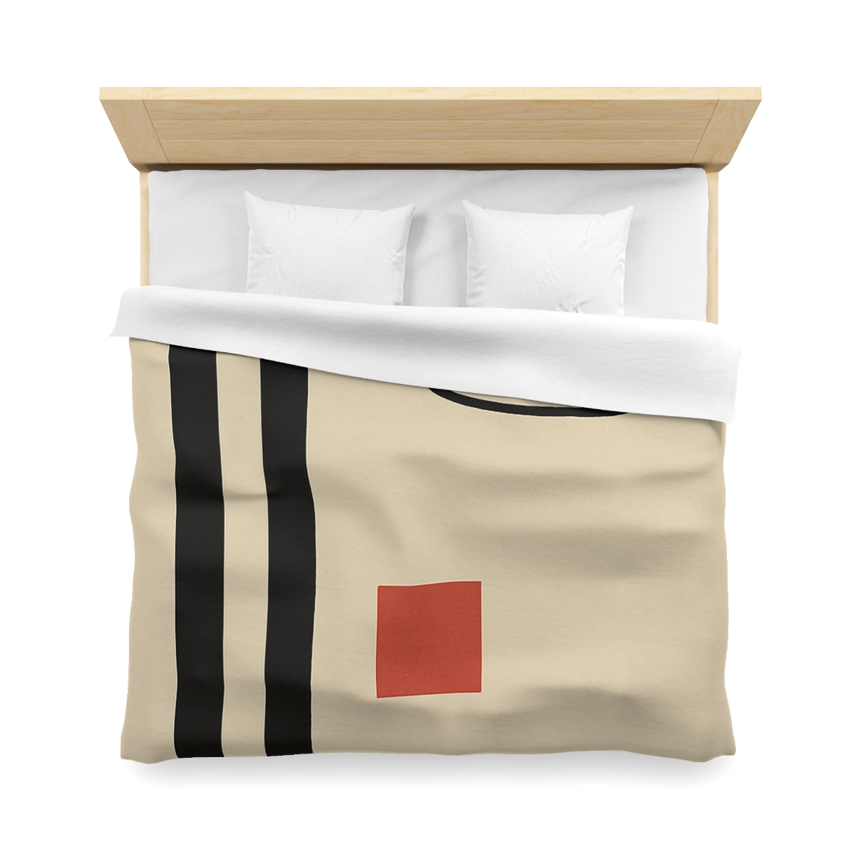 Aligned Posts With Floating Oval stylish duvet covers