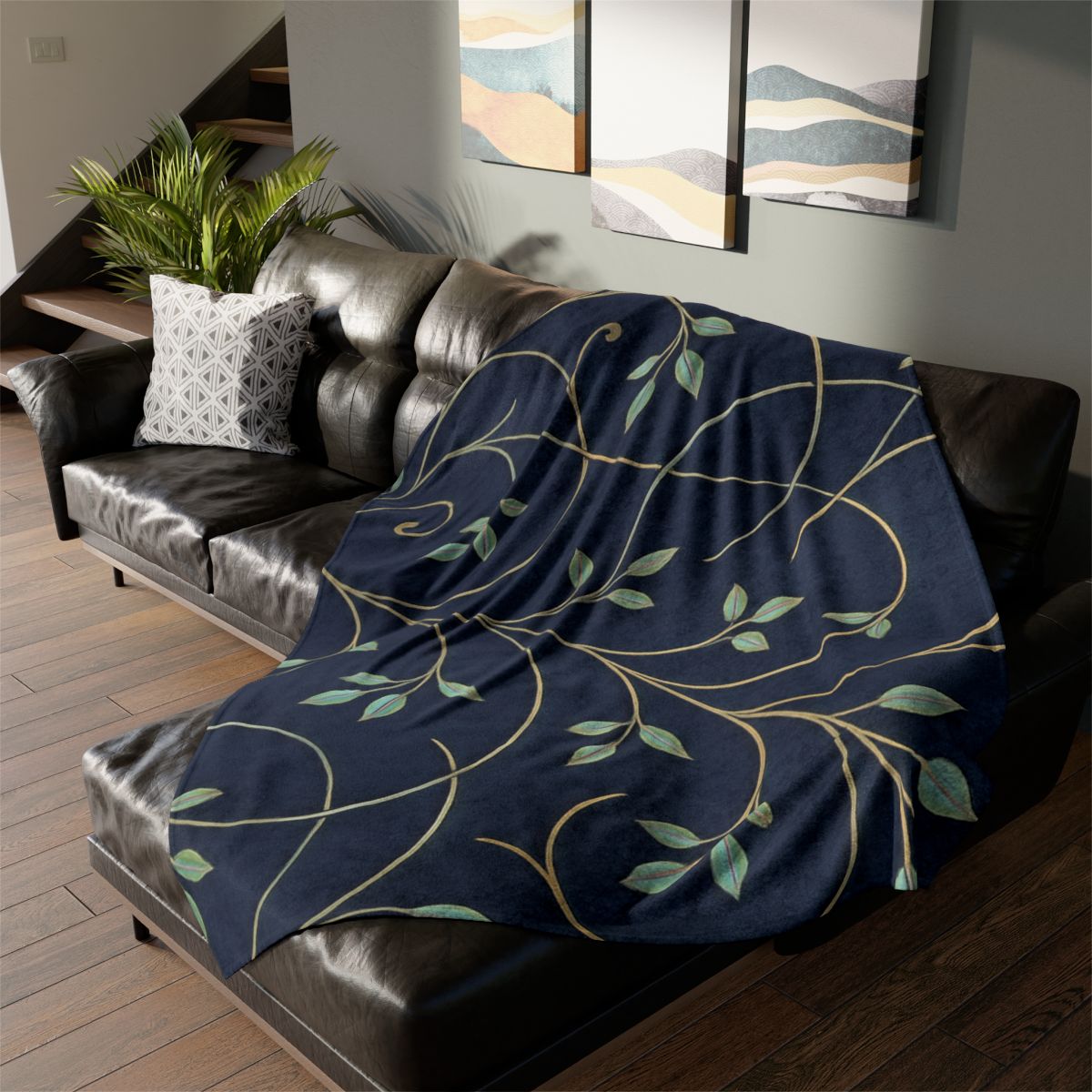 Tendril Lace Network decorative home blankets