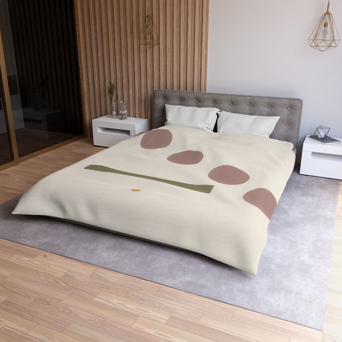 Gentle Zigzag Of Small Circles duvets for gifts