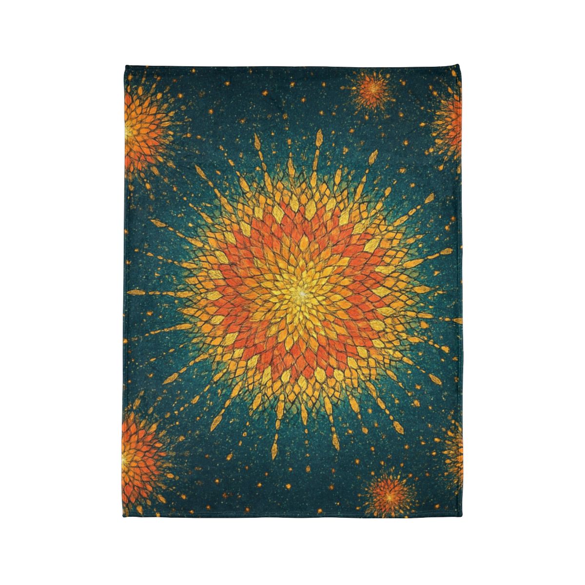 Starburst Mosaic Halo custom blankets