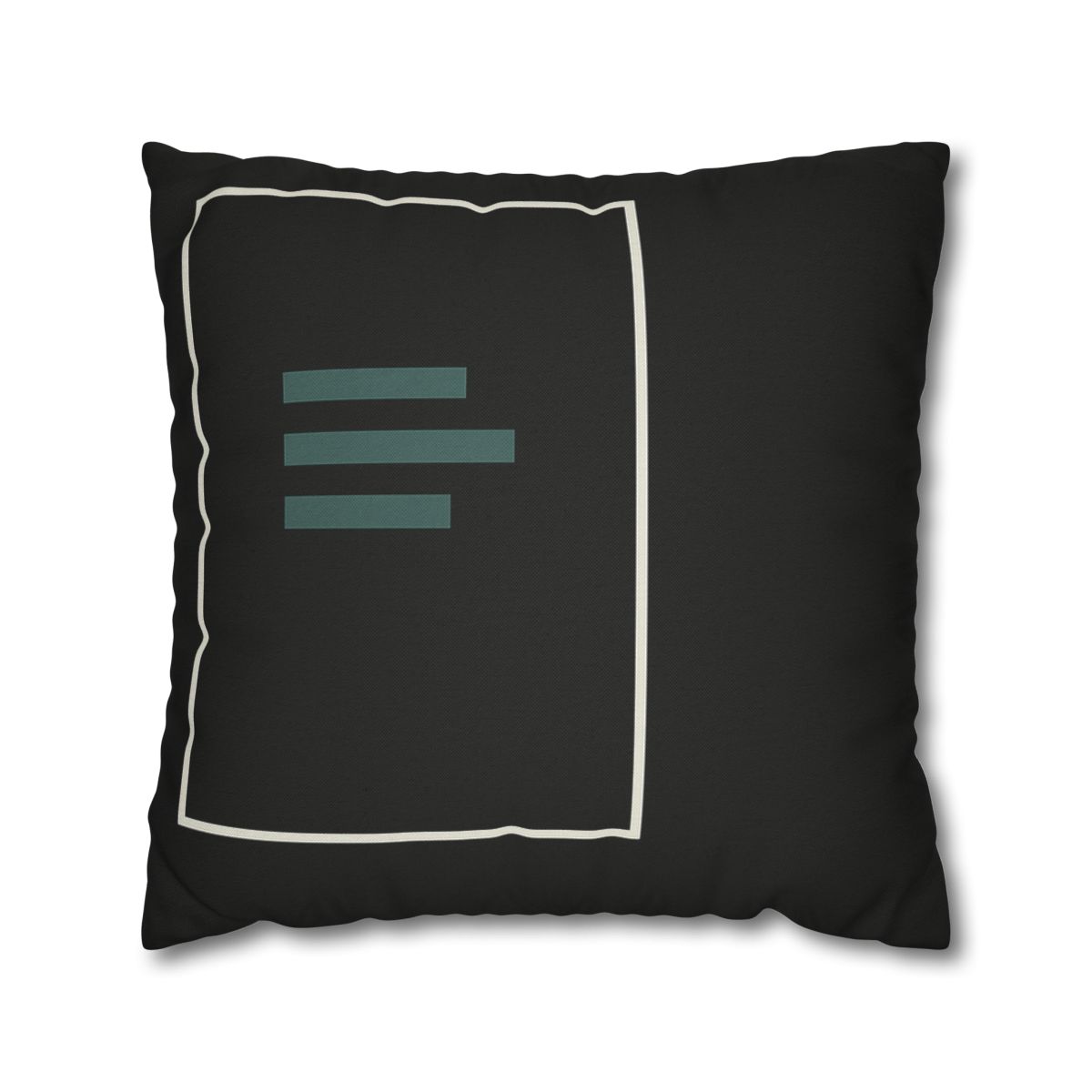 Stacked Frame And Three Bar Signal comfortable bedding pillow covers