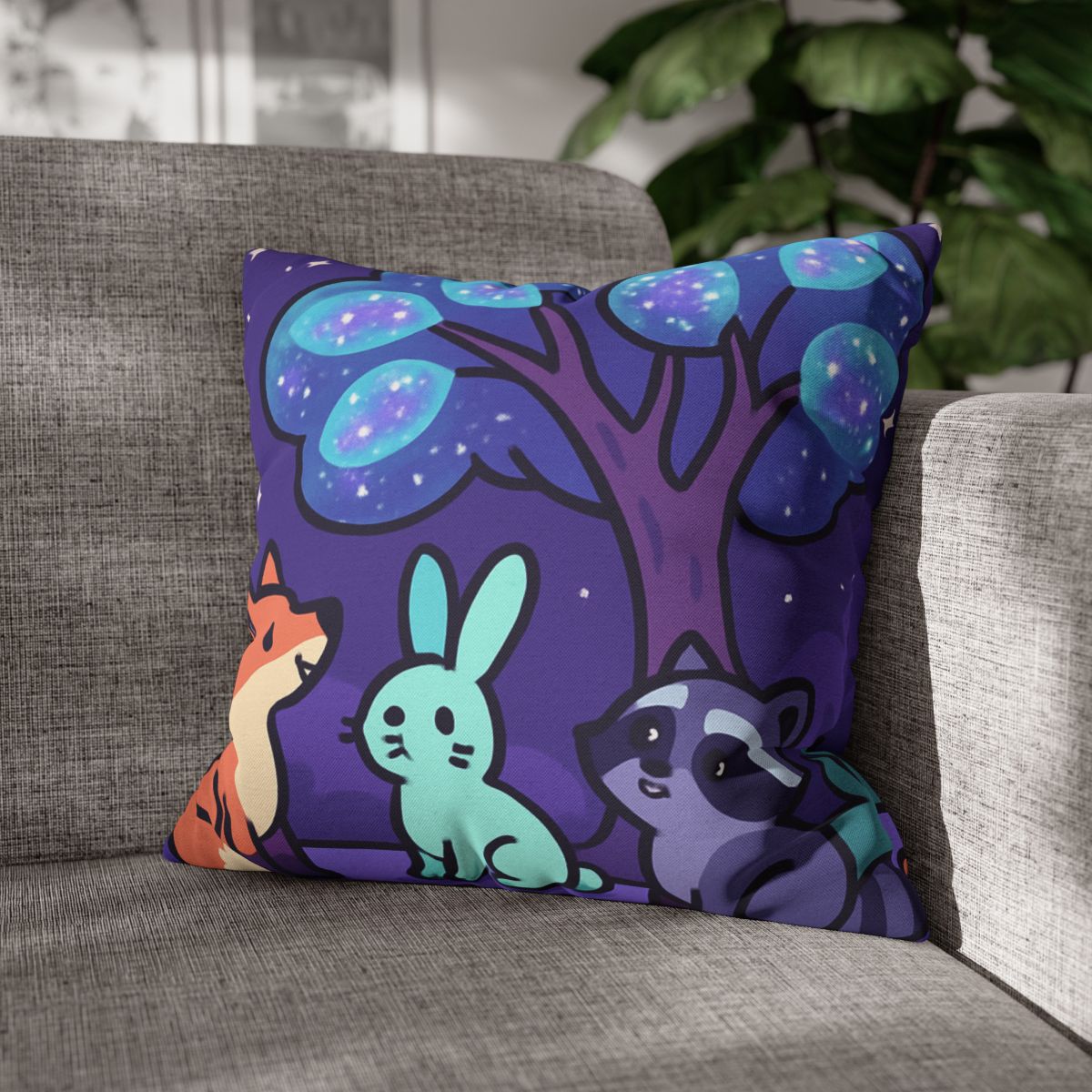 Nebula Forest Friends trendy patterned pillow cases