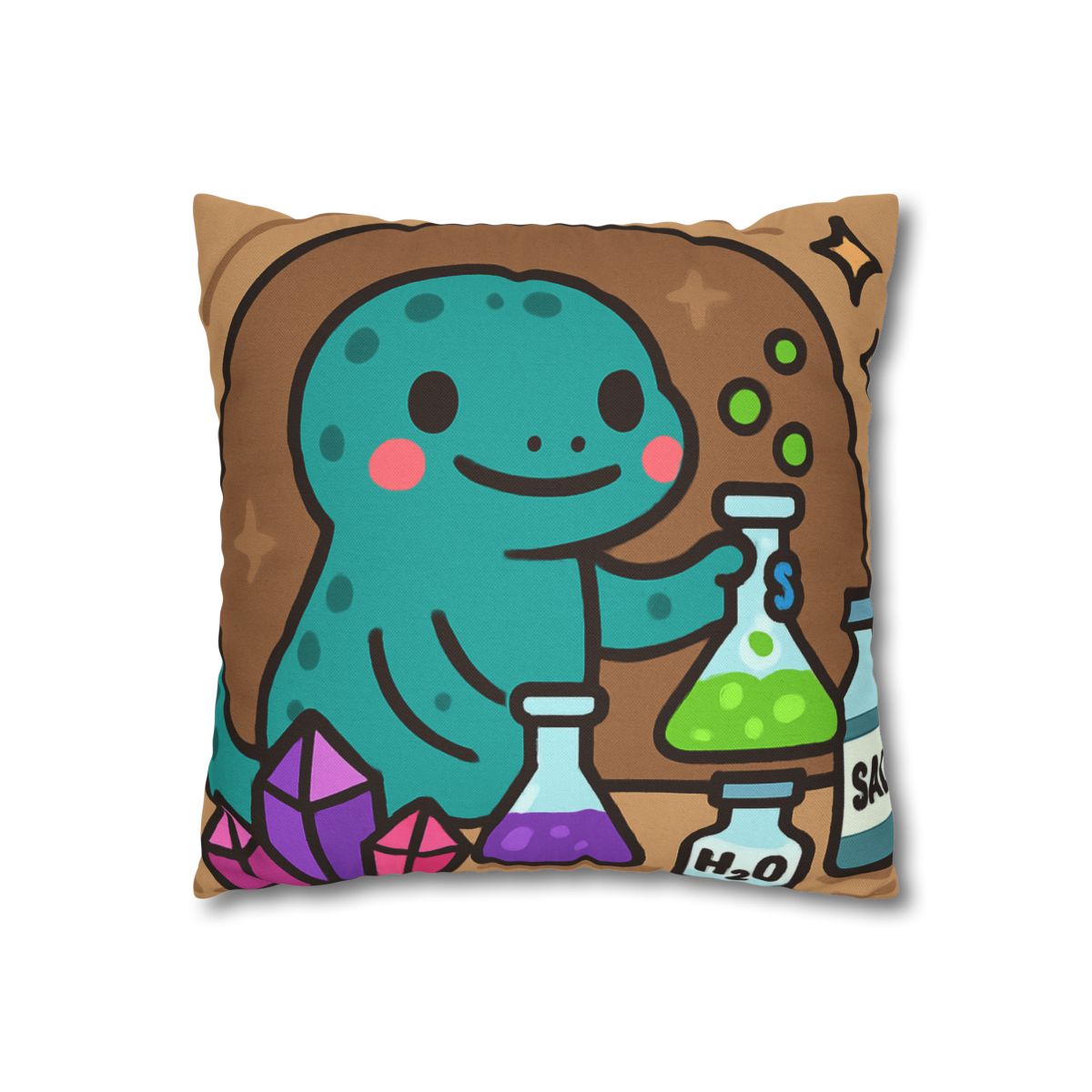 Crystal Cave Salamander Science Lab custom pillow cases