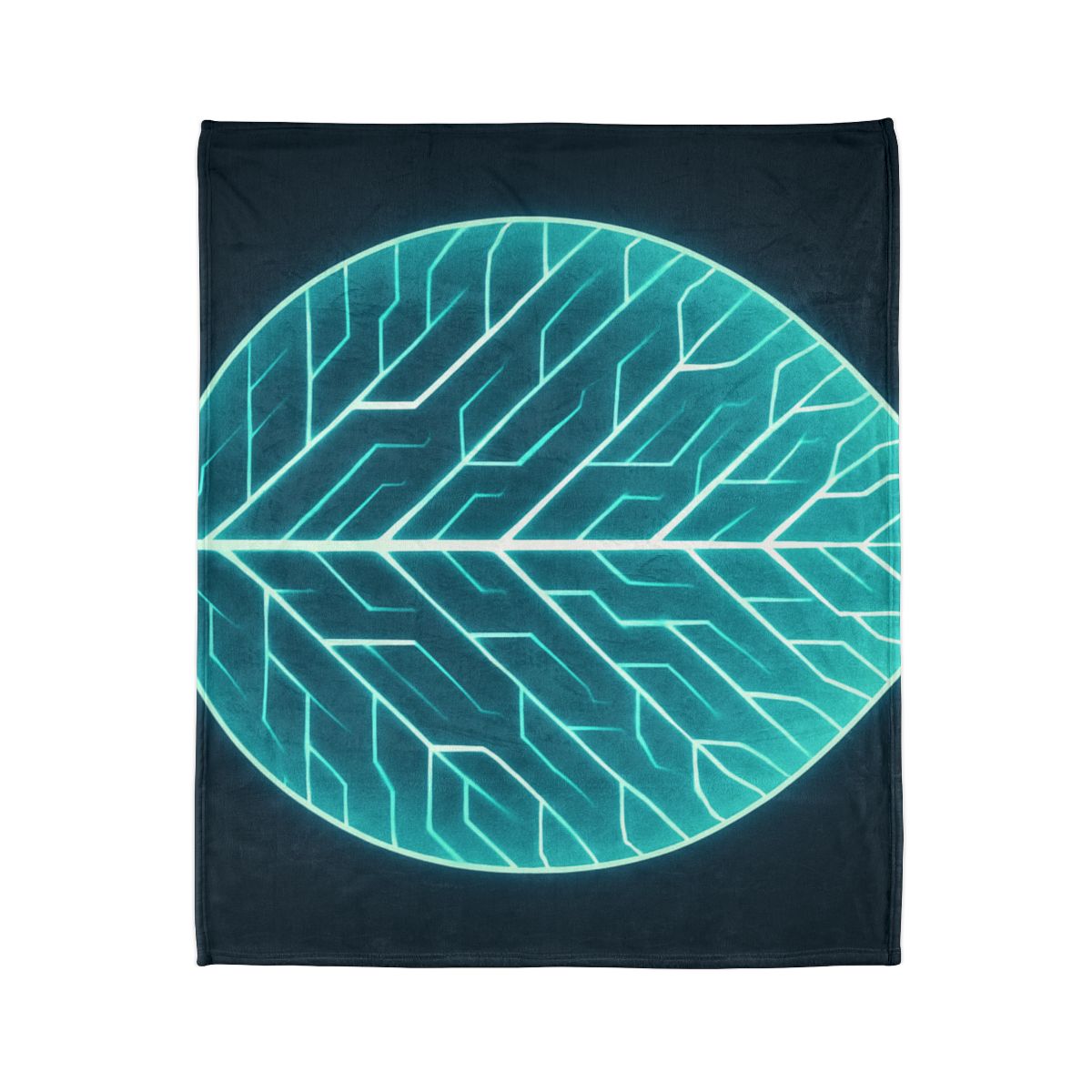 Galactic Leaf Vein Circuit unique gift blankets