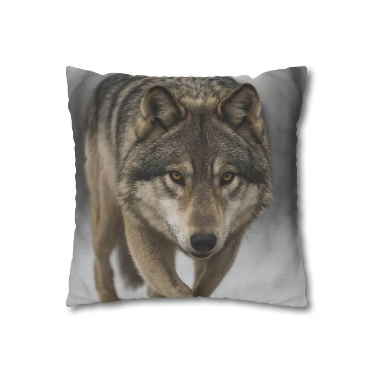 Silver Hush Gray Wolf comfortable bedding pillow covers
