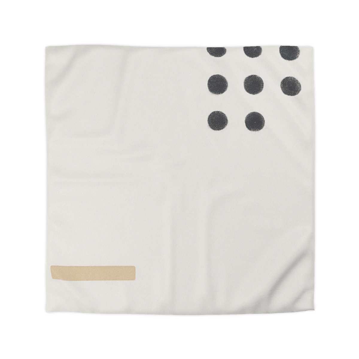 Clustered Dots With Missing Beat custom duvets