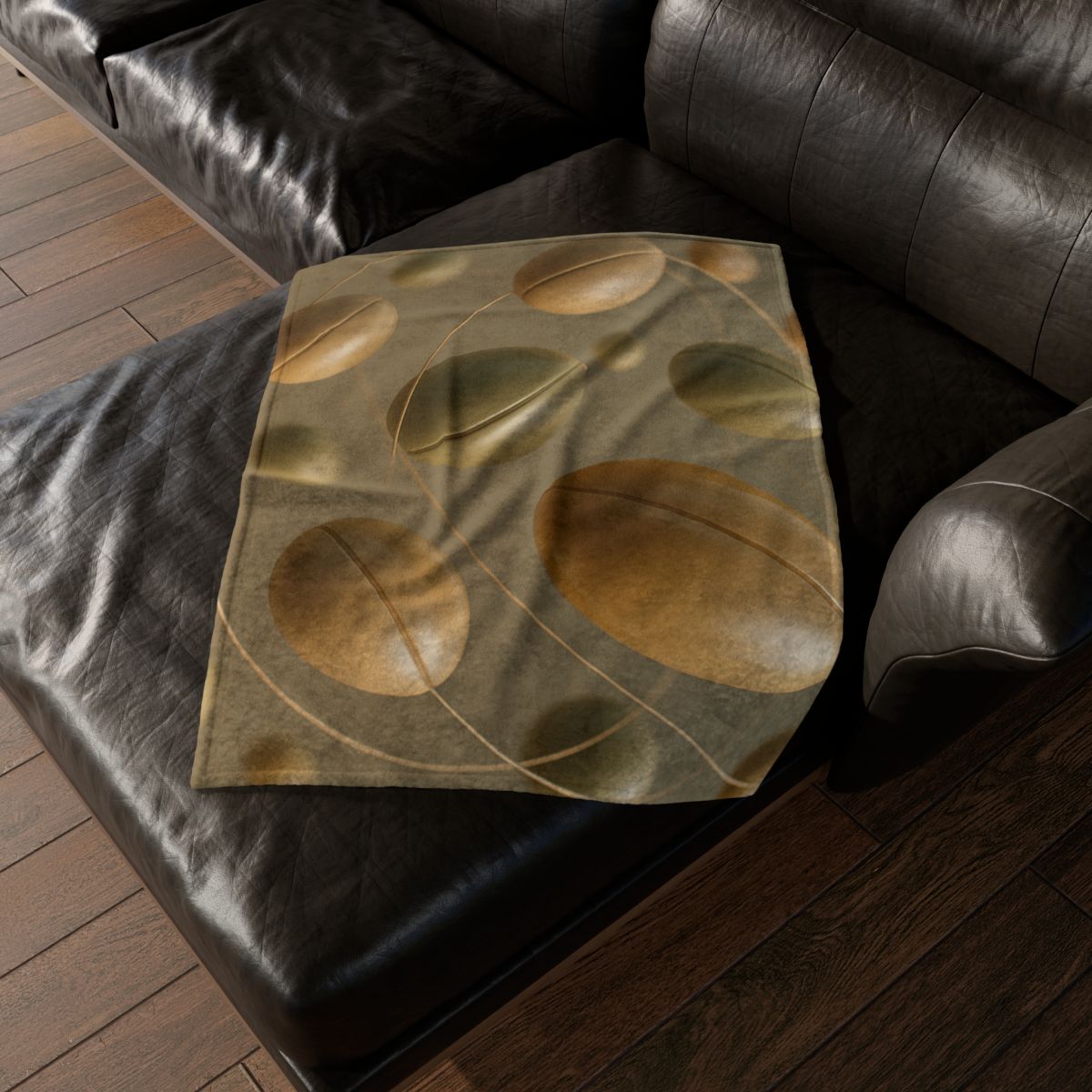 Seed Pod Orbit Cluster designer printed blankets