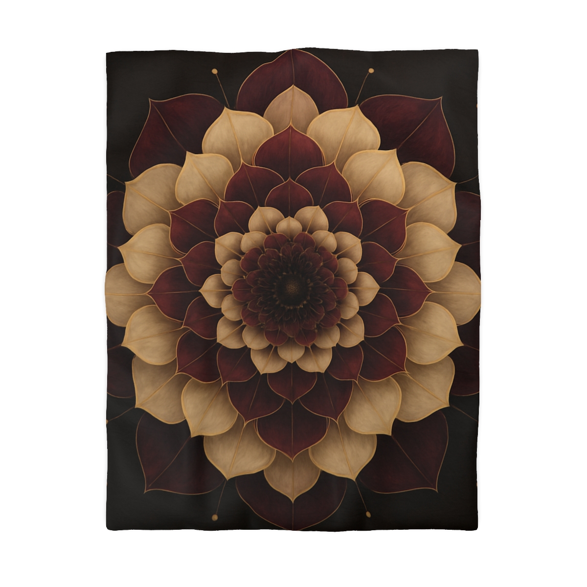 Petal Orbit Mandala stylish duvet covers