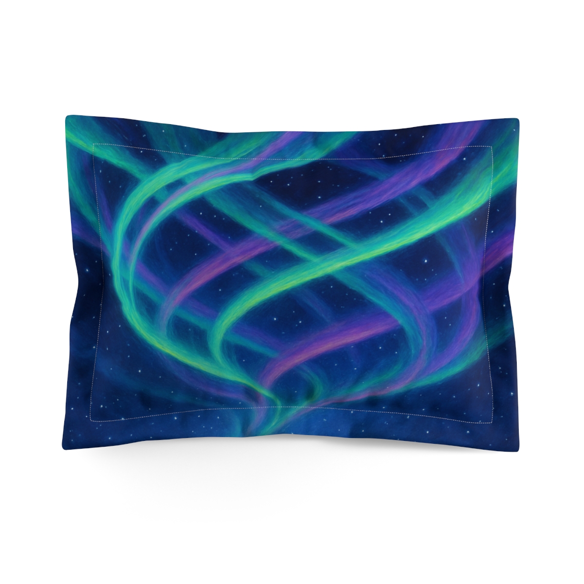 Spectral Aurora Lattice unique shape pillows