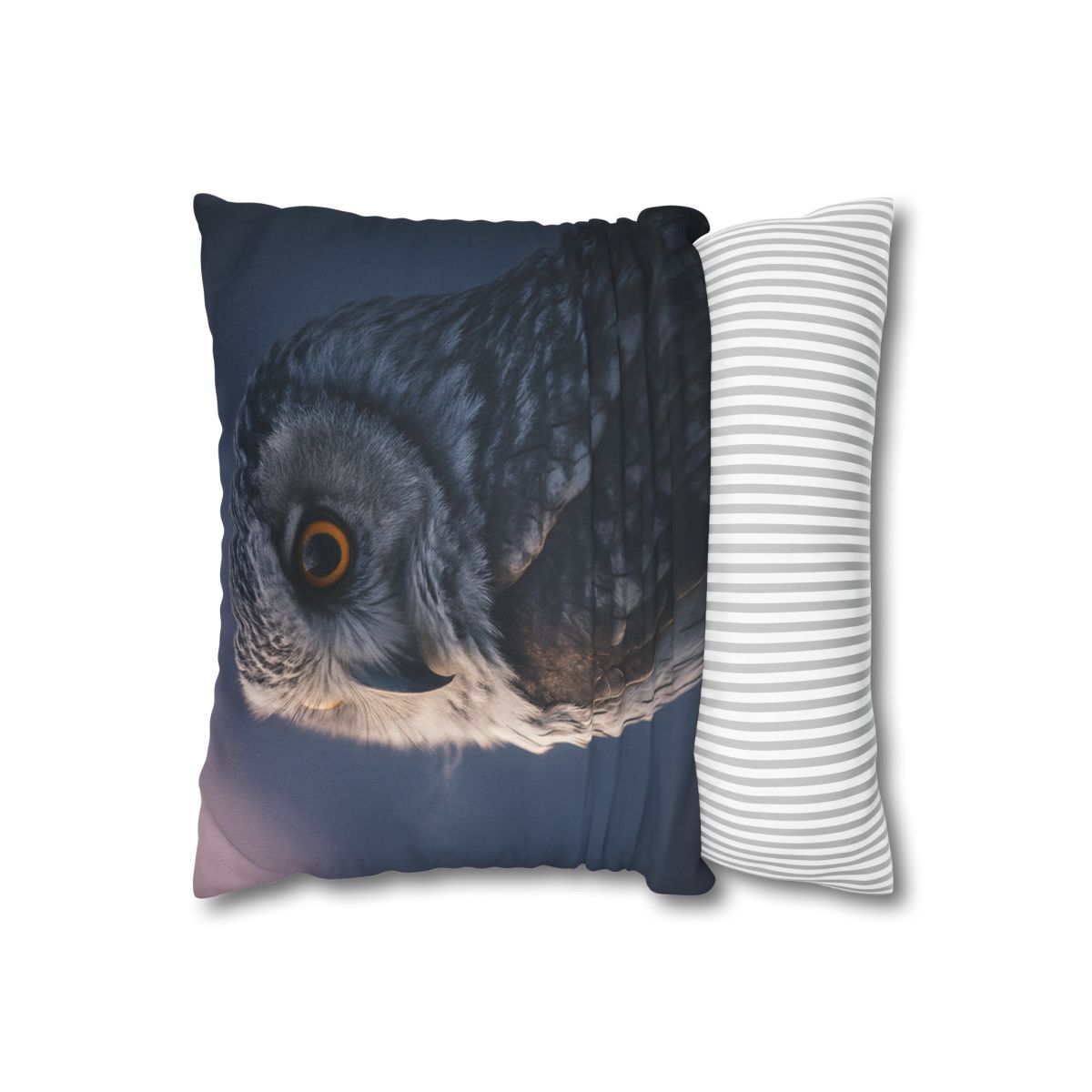 Twilight Watcher Snowy Owl designer print pillow cases