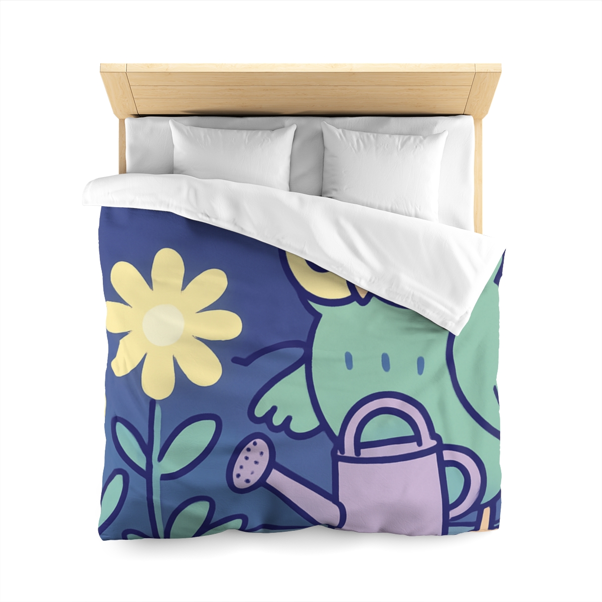 Moon Garden Owl designer printed duvets