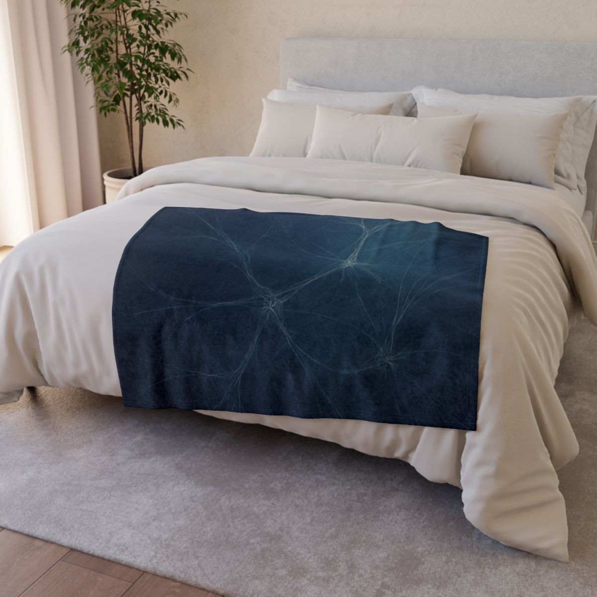 Dark Matter Filament Tapestry designer printed blankets