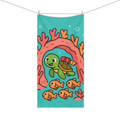 Rocket Reef Turtle Patrol unique gift towels