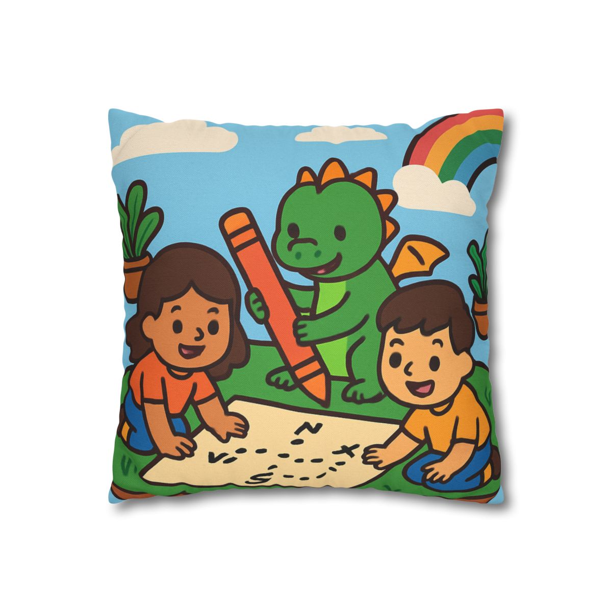 Sky Garden Map Makers With A Baby Dragon unique gift pillow cases