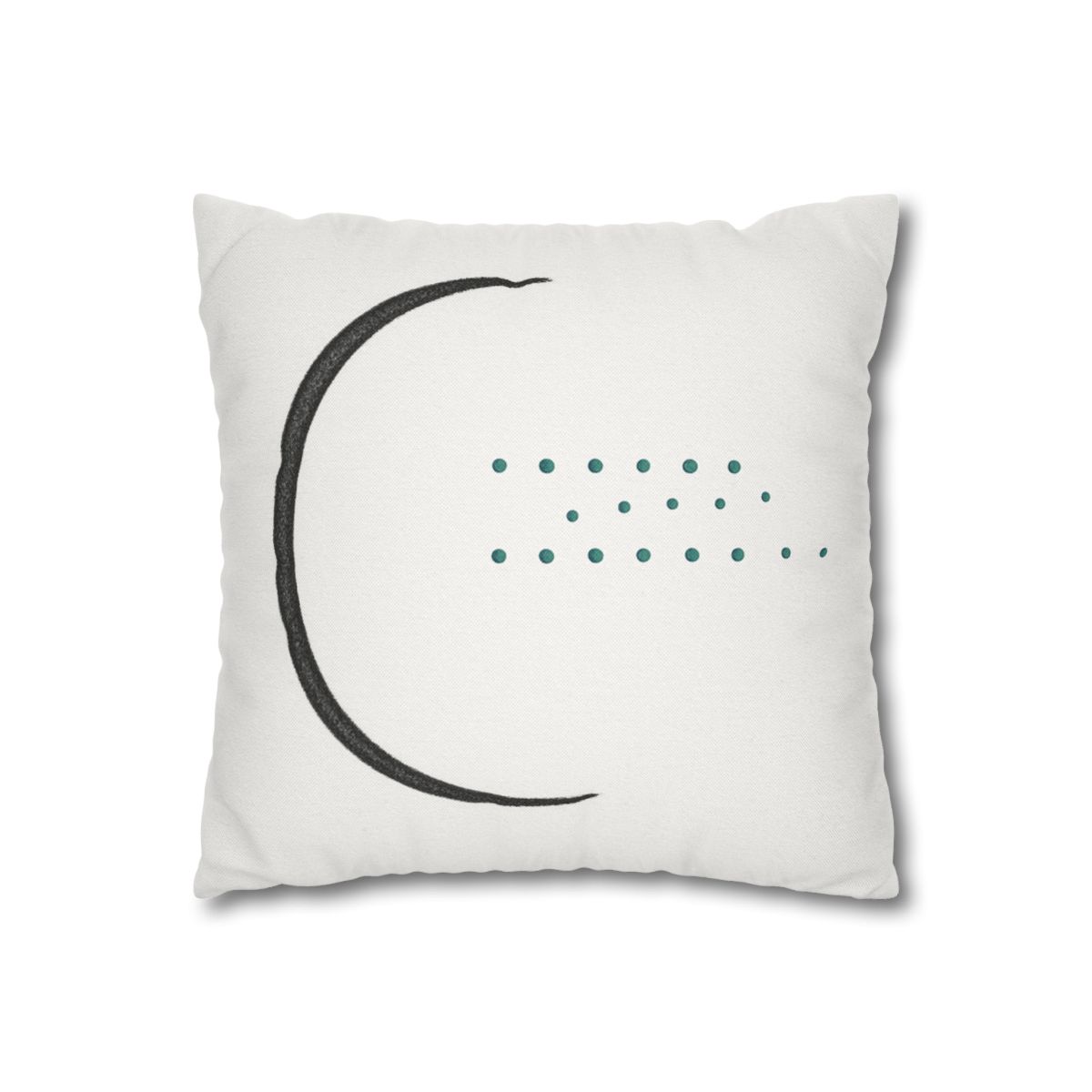Split Crescent And Parallel Dots custom pillow cases
