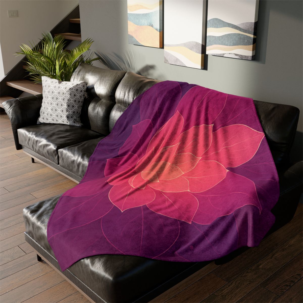 Petal Prism Overlap unique gift blanketscustom blankets