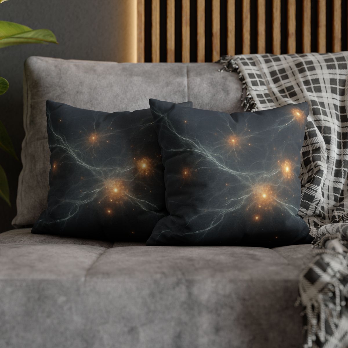 Cosmic Web Filament soft cotton pillow cases