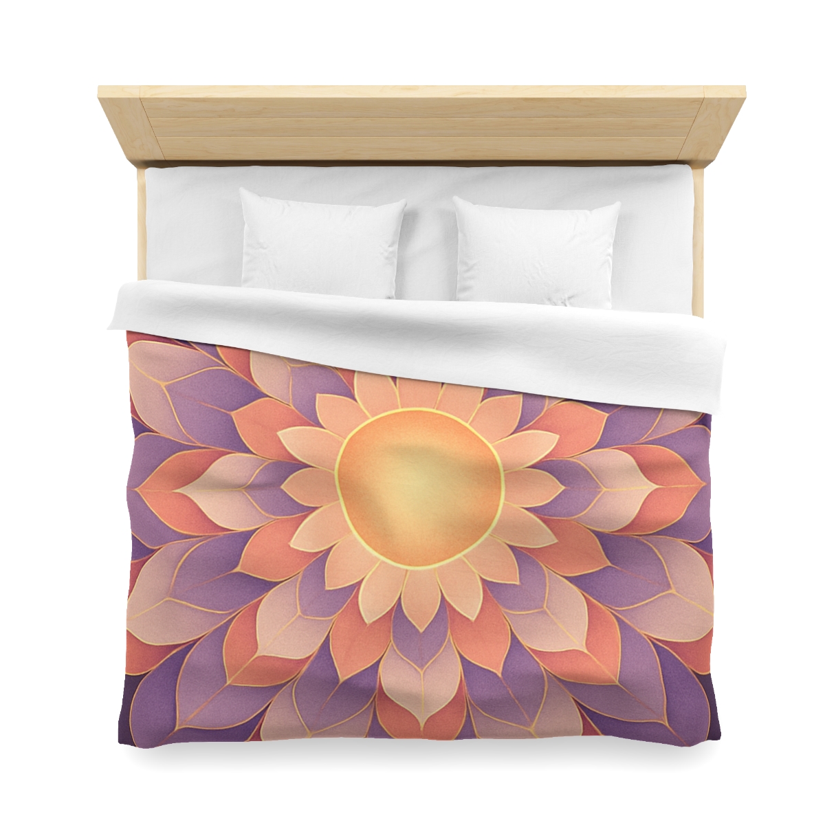 Petal Halo Mandala Drift soft comforter duvets