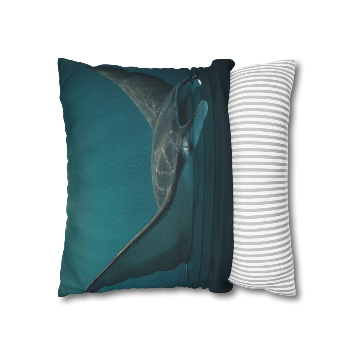Starlit Drift Manta Ray designer print pillow cases