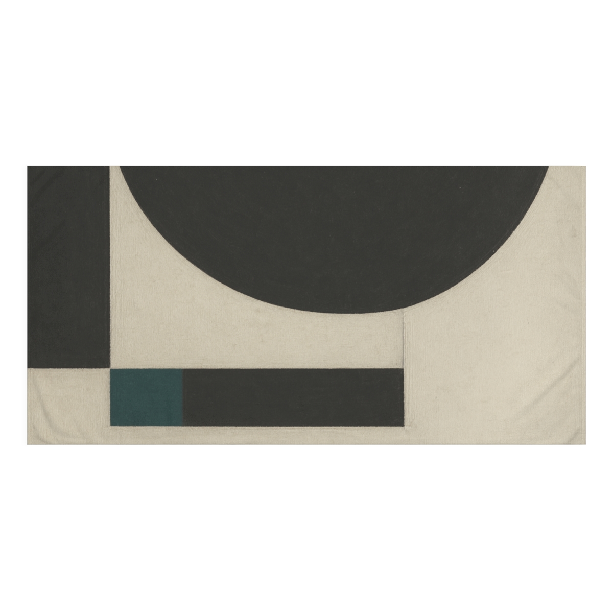 Offset Arc And Twin Blocks personalized bath towels